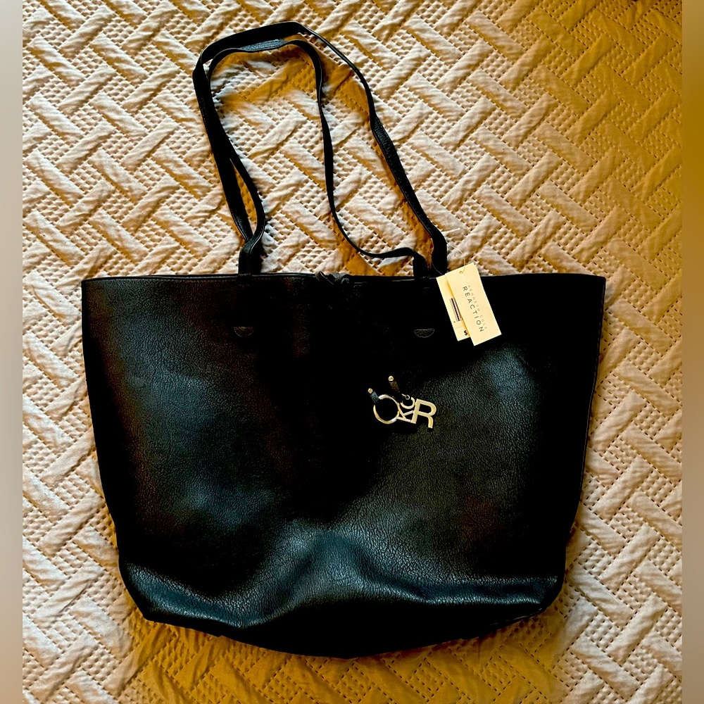 Leather tote